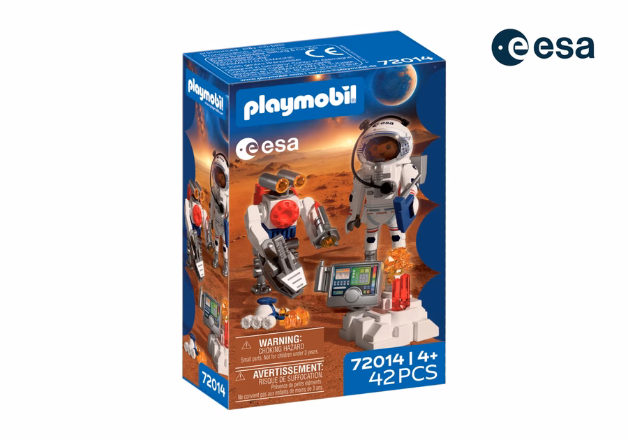 ESA: Astronauta com robô
