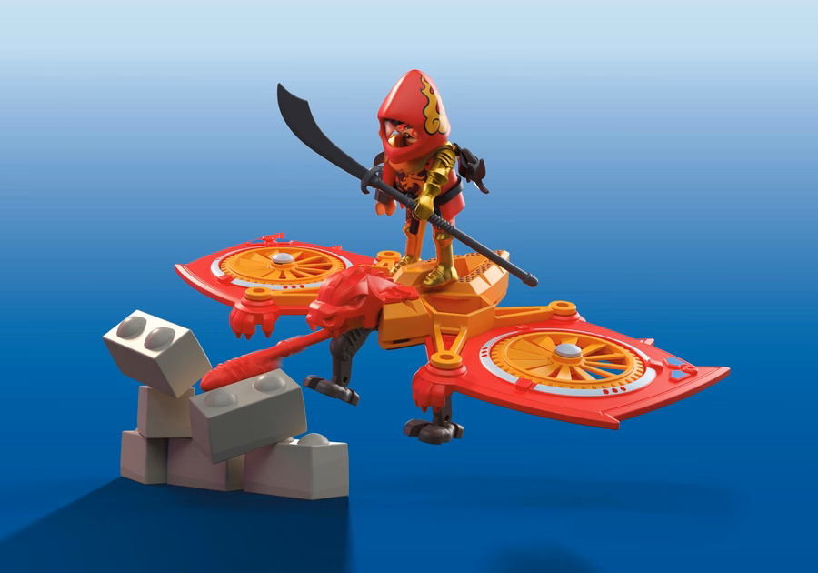 Herói Drone Luta Contra Ninja Maligno
