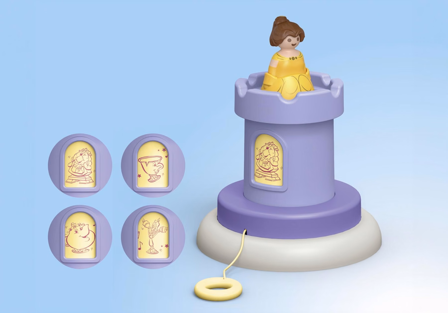 JUNIOR e Disney: Torre de Brincar da Bela com Som