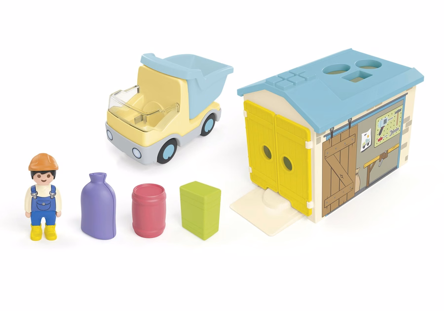 JÚNIOR: Caminhão de Construção com Garagem
