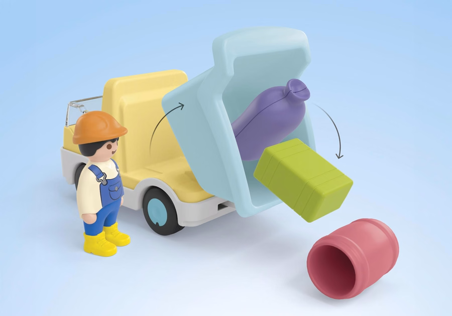 JÚNIOR: Caminhão de Construção com Garagem