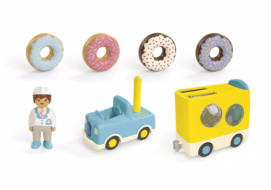 JUNIOR: Caminhão de Donuts Maluco com Função de Empilhamento e Classificação