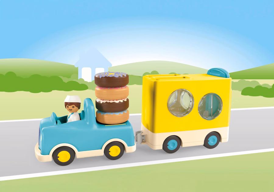 JUNIOR: Caminhão de Donuts Maluco com Função de Empilhamento e Classificação