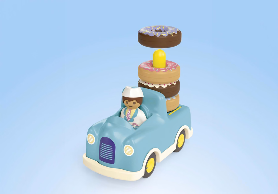 JUNIOR: Caminhão de Donuts Maluco com Função de Empilhamento e Classificação