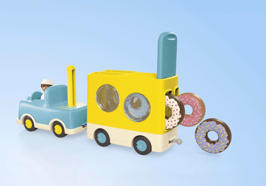 JUNIOR: Caminhão de Donuts Maluco com Função de Empilhamento e Classificação