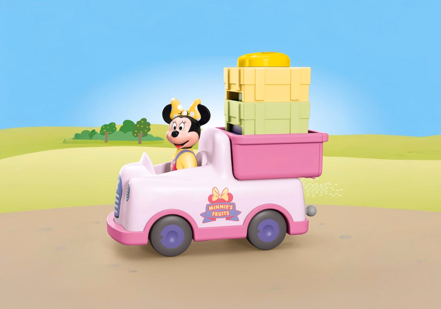 JUNIOR e Disney: O Caminhão de Frutas para Classificação por Cores da Minnie Mouse