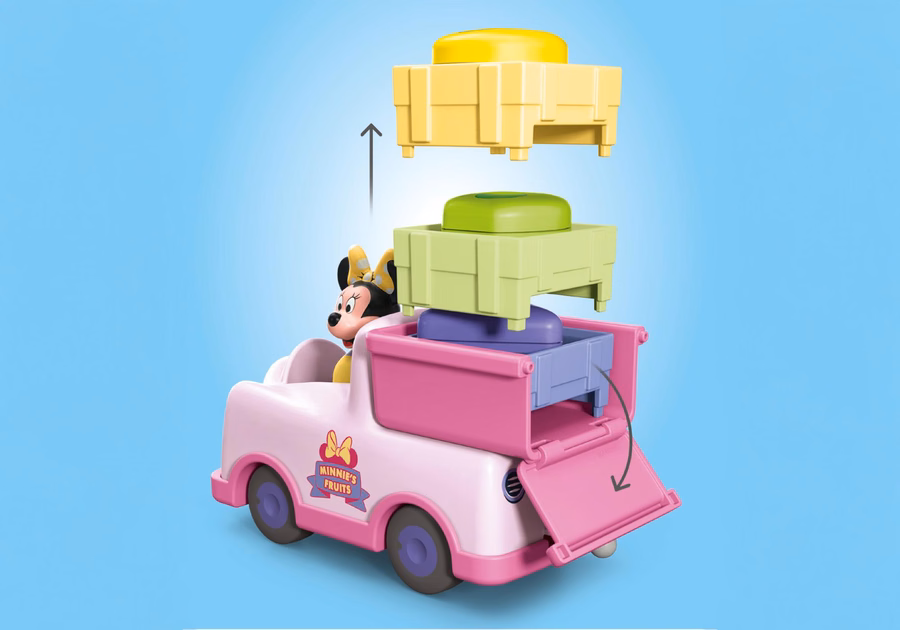 JUNIOR e Disney: O Caminhão de Frutas para Classificação por Cores da Minnie Mouse