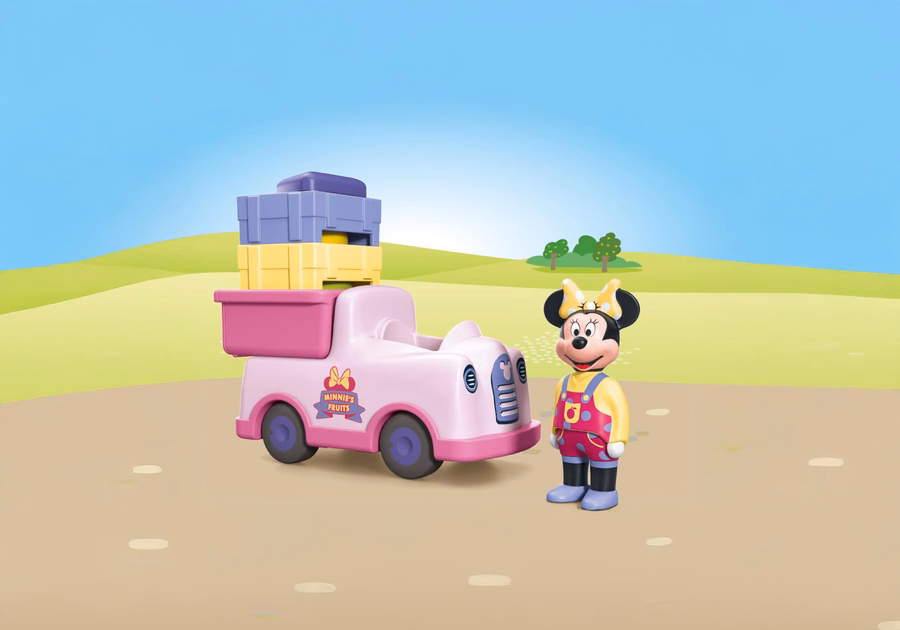 JUNIOR e Disney: O Caminhão de Frutas para Classificação por Cores da Minnie Mouse
