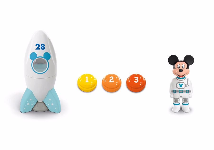 JUNIOR e Disney: A Aventura Espacial do Foguete do Mickey Mouse