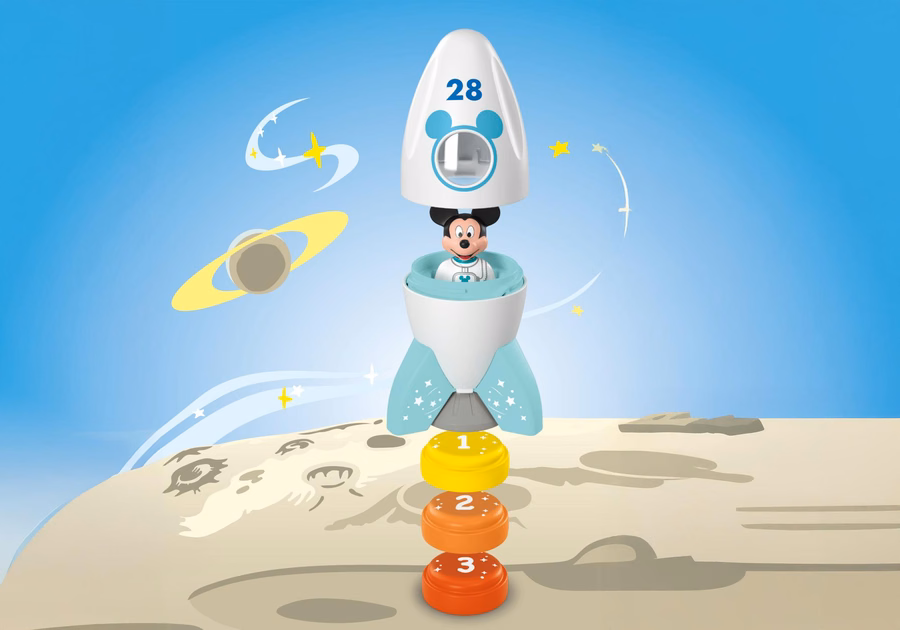 JUNIOR e Disney: A Aventura Espacial do Foguete do Mickey Mouse