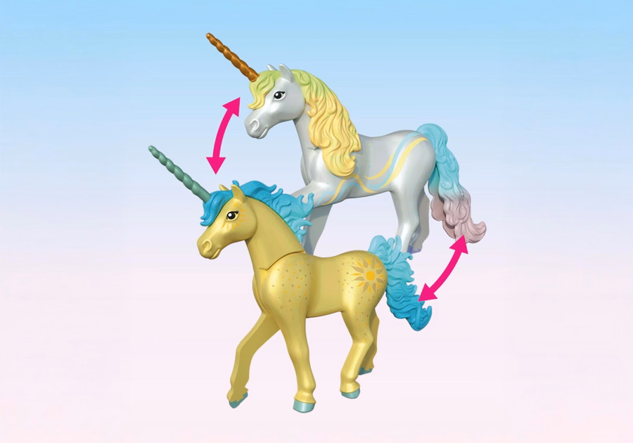 Unicórnio colecionável: Sunshine Blossom com Fada