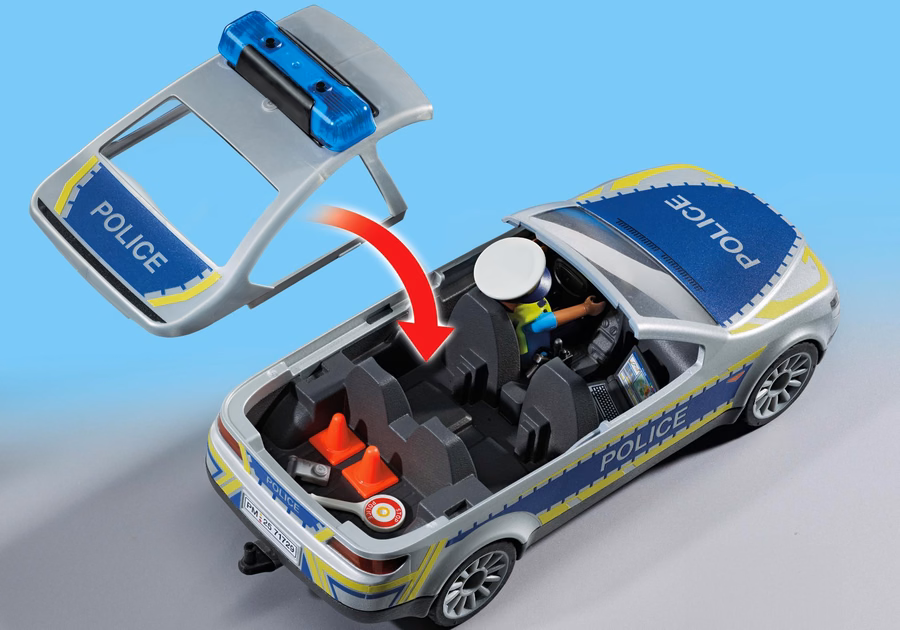 Carro de patrulha da polícia