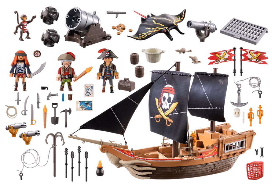 Grande navio pirata