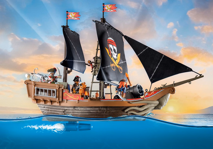 Grande navio pirata