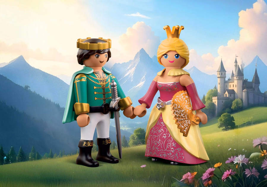 Conjunto duplo Príncipe e Princesa